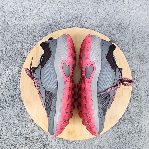 Saucony Excursion TR 15 Womens 7.5 Gray Trail Running Shoes Sneakers Mesh Upper - Picture 9 of 11